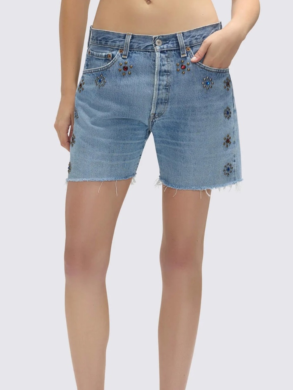 RE/DONE Studded Boyfriend Short BNWT